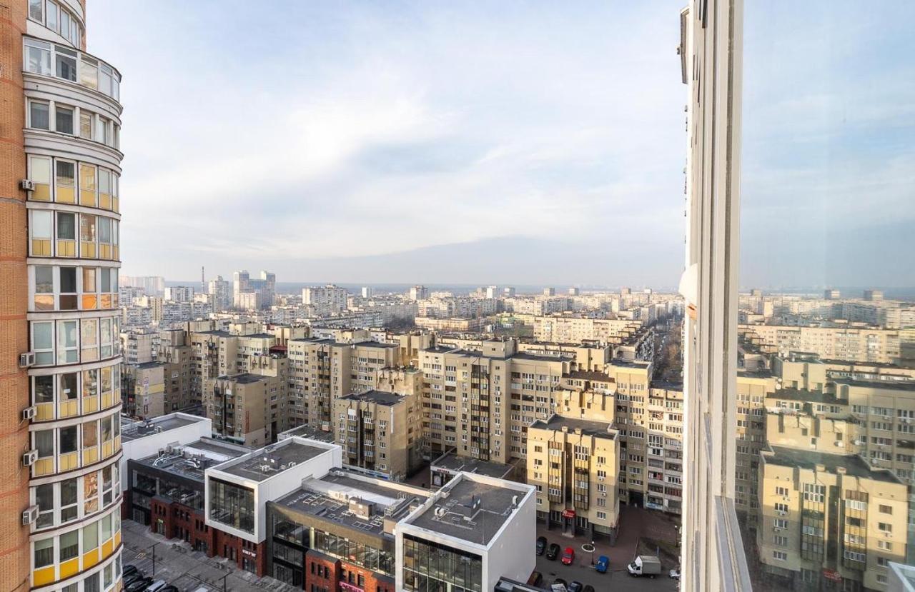 Luxury Apartments Smartplaza Obolon Metro Minskai キエフ エクステリア 写真